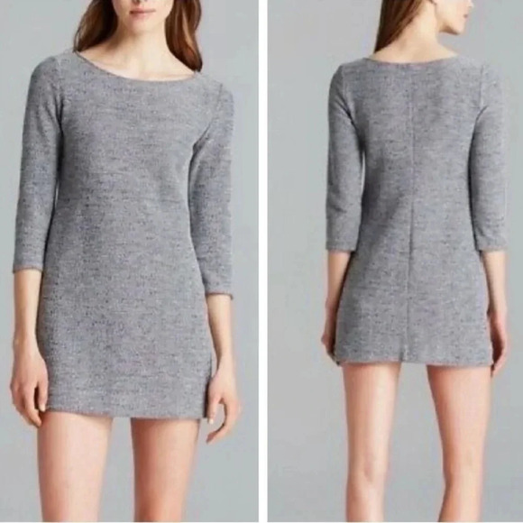 Theory Dresses & Skirts - Theory Plentiful‎ Mimi H Tweed Dress Navy M